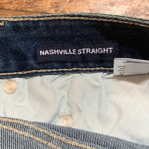 ⭐️SOLD⭐️Flag & Anthem Mens Downey Nashville Straight Jeans |38 X 34 | Blue NEW!! - Picture 9 of 14